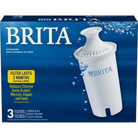 Brita Water Filter Pitcher Replacement Filters (3 Count)