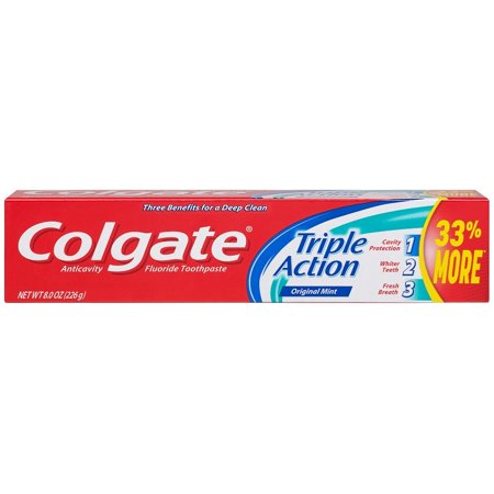 Colgate 8oz Toothpaste Triple Action Mint