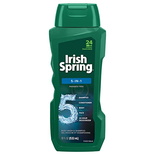 Irish Spring Men's 5-IN-1 Body Wash - 18 Ounce