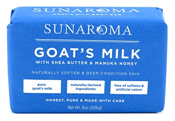 Sunaroma Soap Bar Goat's Milk 8 Oz.