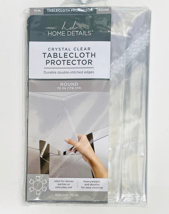 Clear Tablecloth Protector - Round