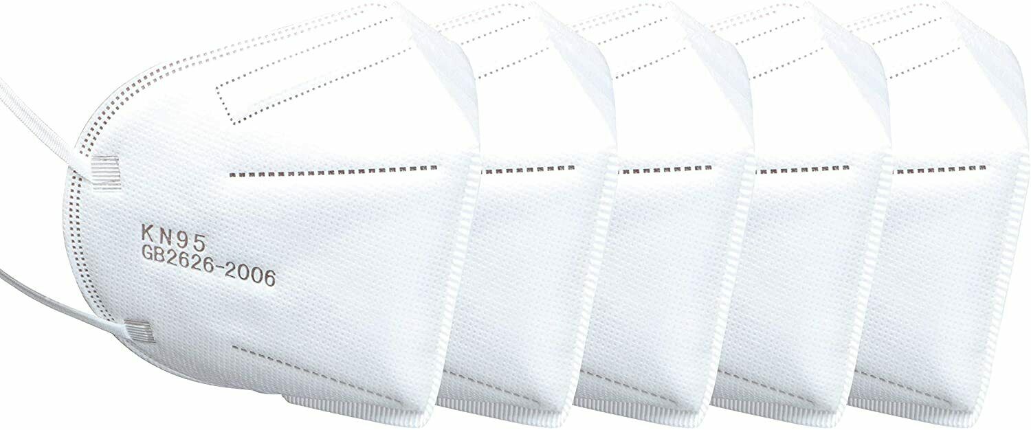 KN95 Protective Mask 5Pack White