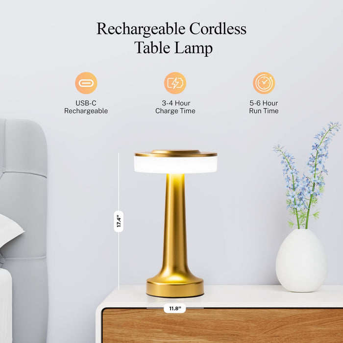 The Lexington - Rechargeable Touch Control Lamp