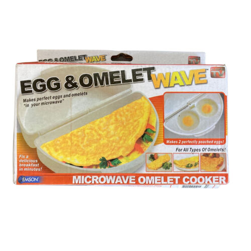 Emson Microwave Egg & Omelet Cooker, Breakfast Egg & Omelette Wave Maker