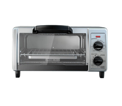 Black & Decker 4 Slice Toaster Oven - Silver