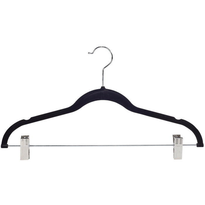 Simplify 6-Pack Velvet Suit Hangers with Clips
