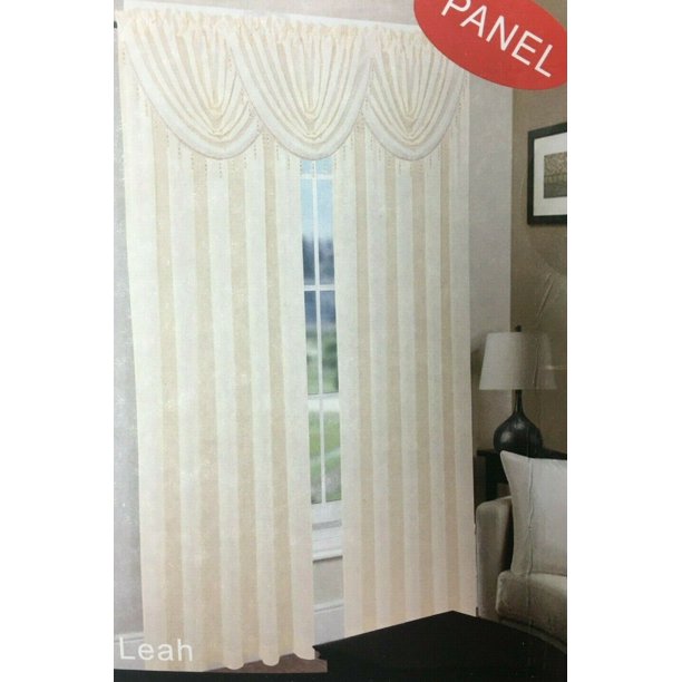 Leah Textured Curtain Panel, 84" Long Draperies
