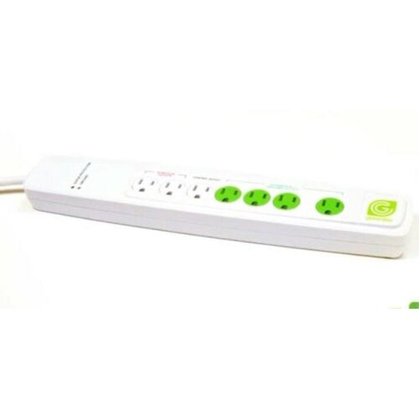 Greenlite Advanced Power Strip - 7 outlets - 3ft Cord - 1400 joules