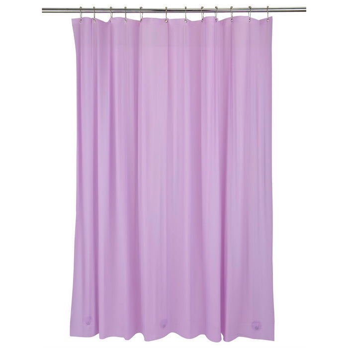 Bath Bliss Heavy Grommet Shower Liner-Lilac