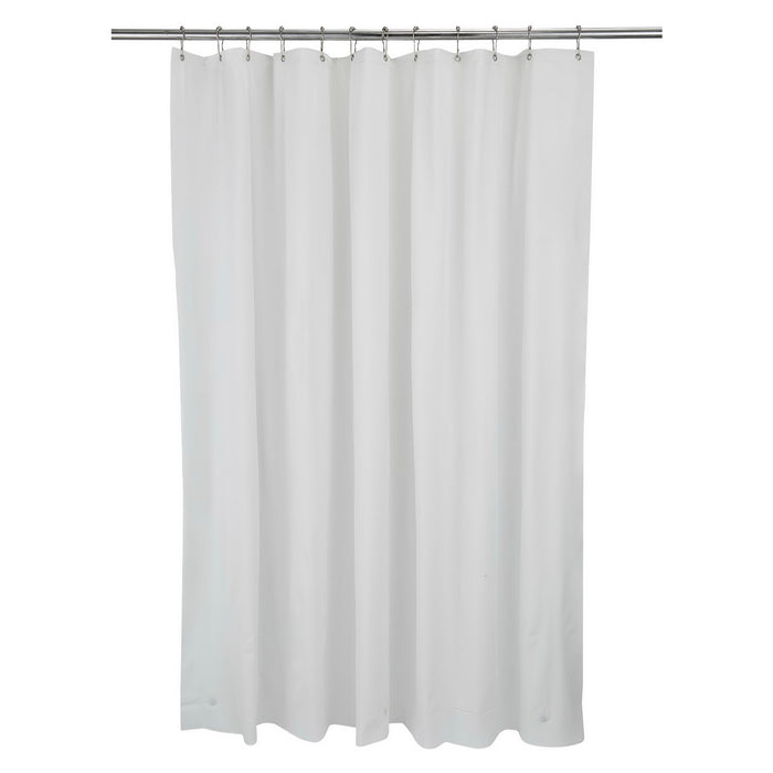 Bath Bliss Premium Shower Curtain Liner-White