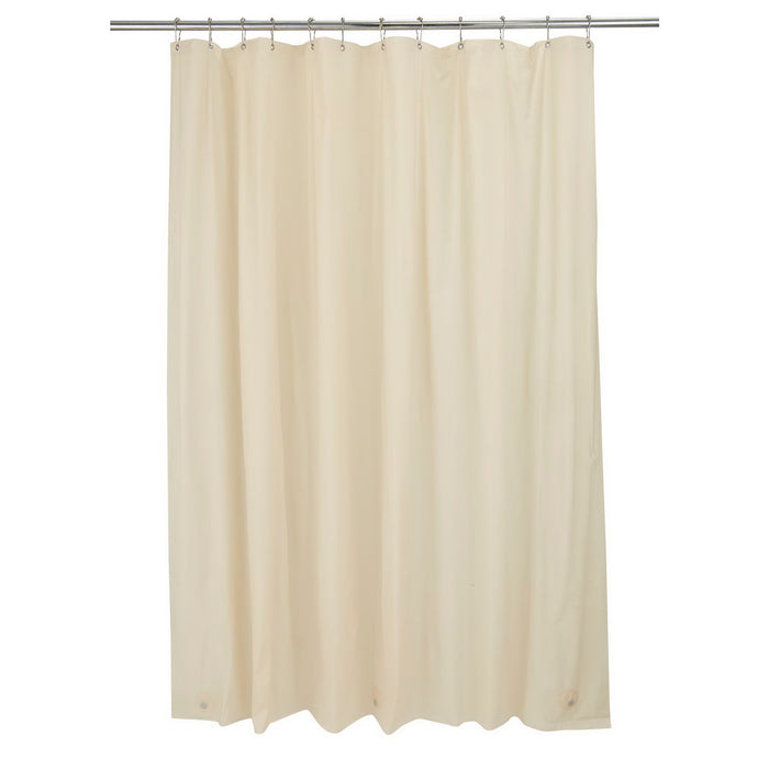 Bath Bliss Premium Splash Guard Shower Curtain Liner, Beige