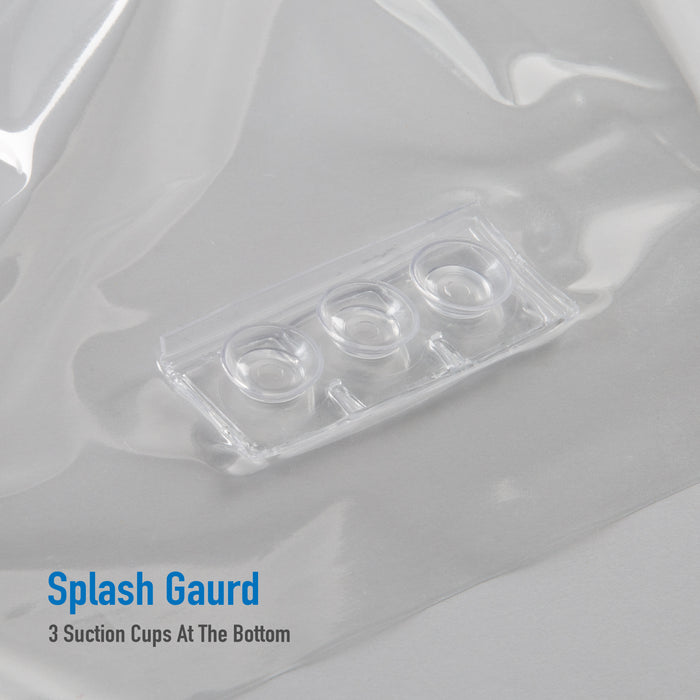 Bath Bliss Premium Splash Guard Shower Liner-Clear