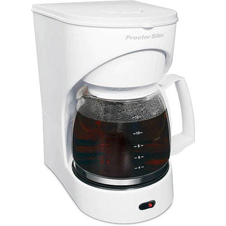 Proctor Silex 12-Cup Coffee Maker-White
