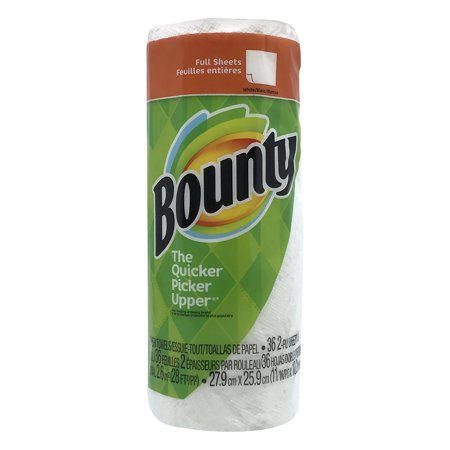 Bounty Paper Towels White, 36 Sheets 2 Ply