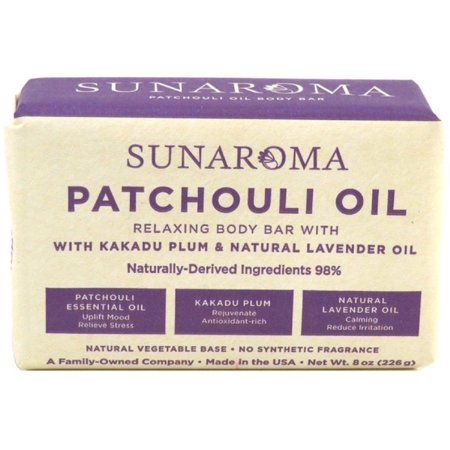 Sunaroma Soap Bar Patchouli Oil 8 Ounce