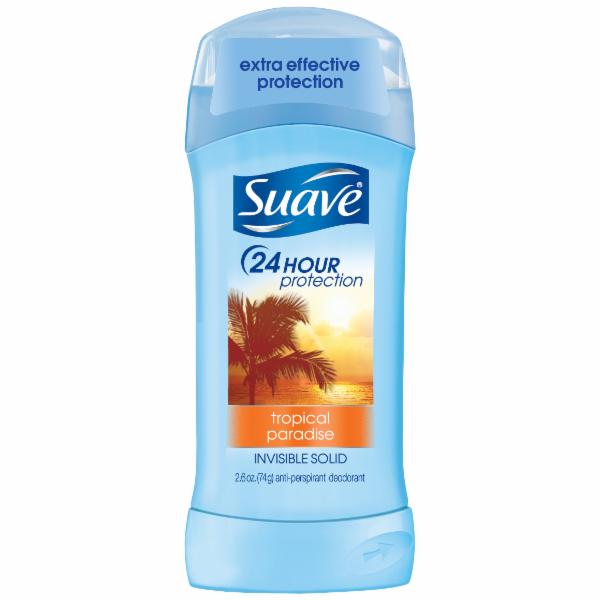 Suave Solid Antiperspirant Deodorant 2.6oz - Tropical Paradise