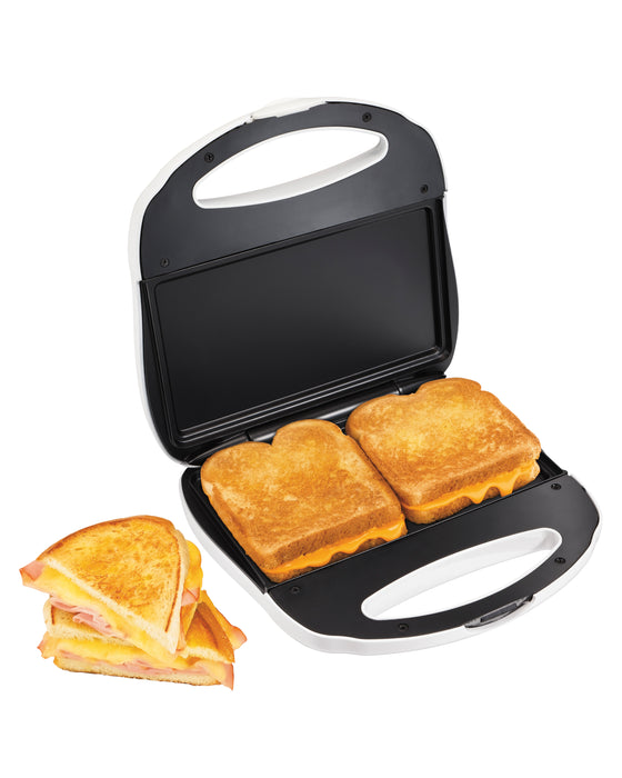 Proctor Silex Flat Sandwich Maker - White