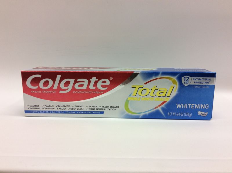 Colgate Toothpaste - Total Whitening - Paste - 6.0 Oz