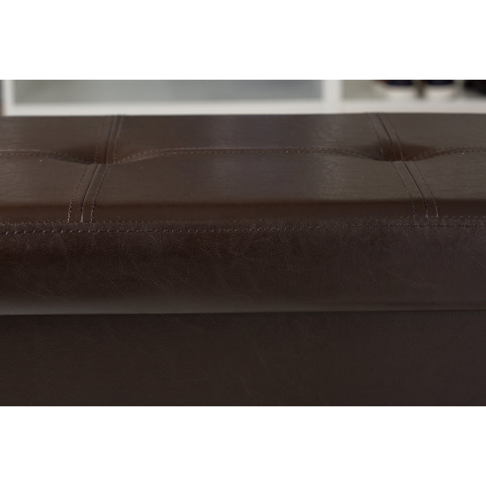Simplify Double Folding Ottoman-Chocolate