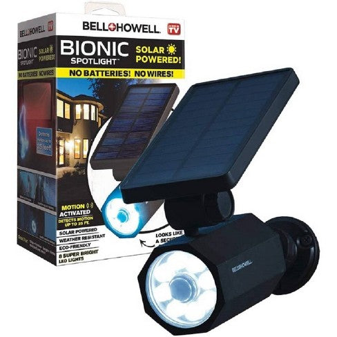 Bell + Howell Bionic Spotlight LED Solar Outdoor Light Motion Activated