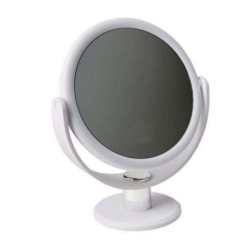 7" Vanity Mirror - White