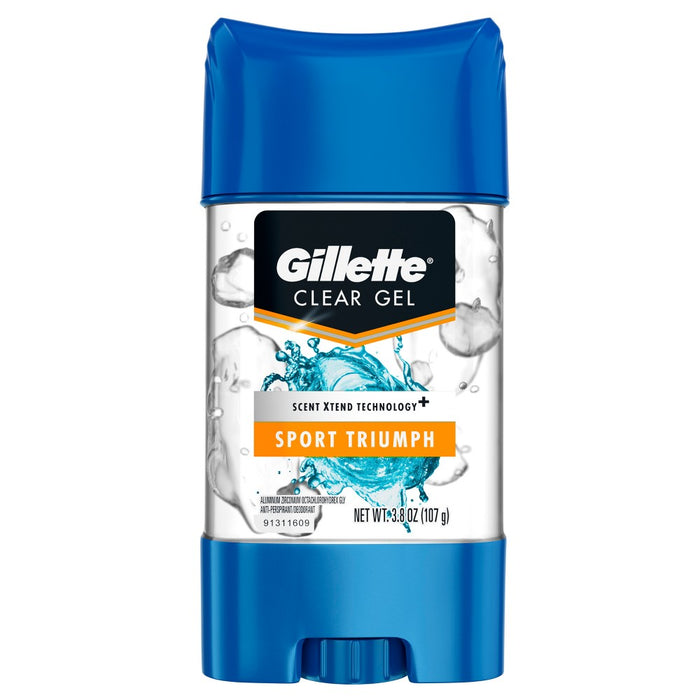 Gillette Clear + Dri-Tech Sport Active Gel Antiperspirant 3.8oz