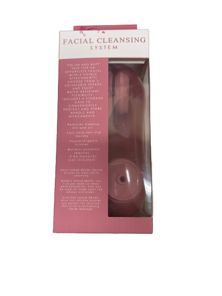 Facial Cleansing System - Battery Powered Brush