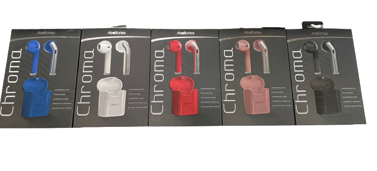 Acellories Chroma Red Wireless Earphones