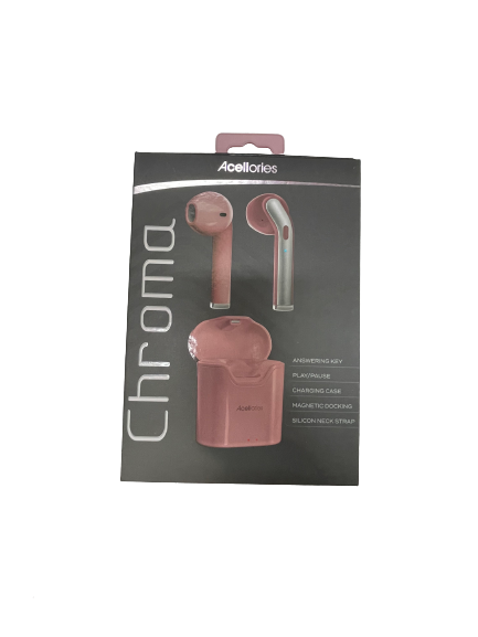 Acellories Chroma Rose Gold Wireless Earphones