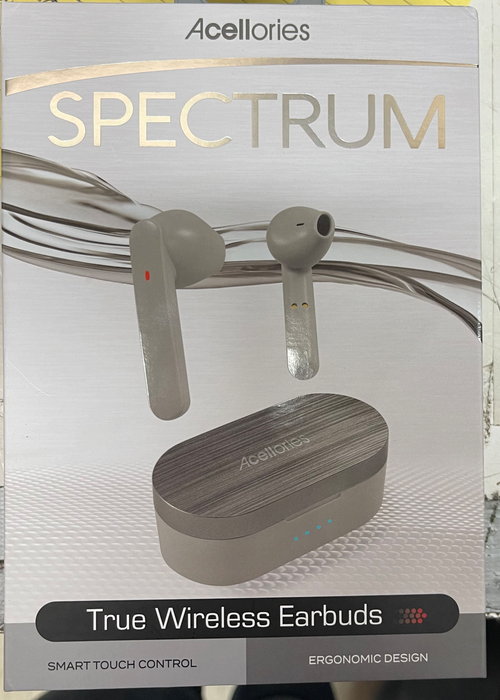 Acellories Spectrum True Wireless Earbuds - Grey