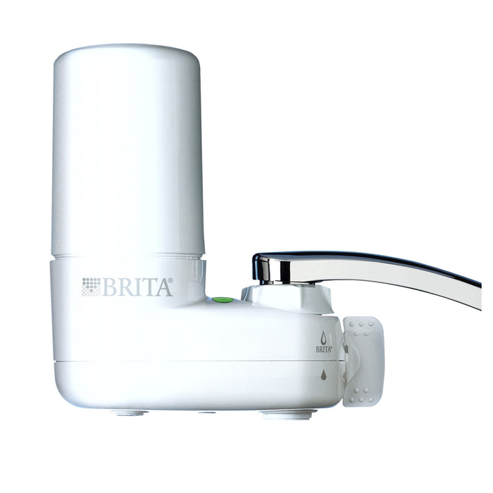 Brita Basic On Tap Faucet Water Filter System - White