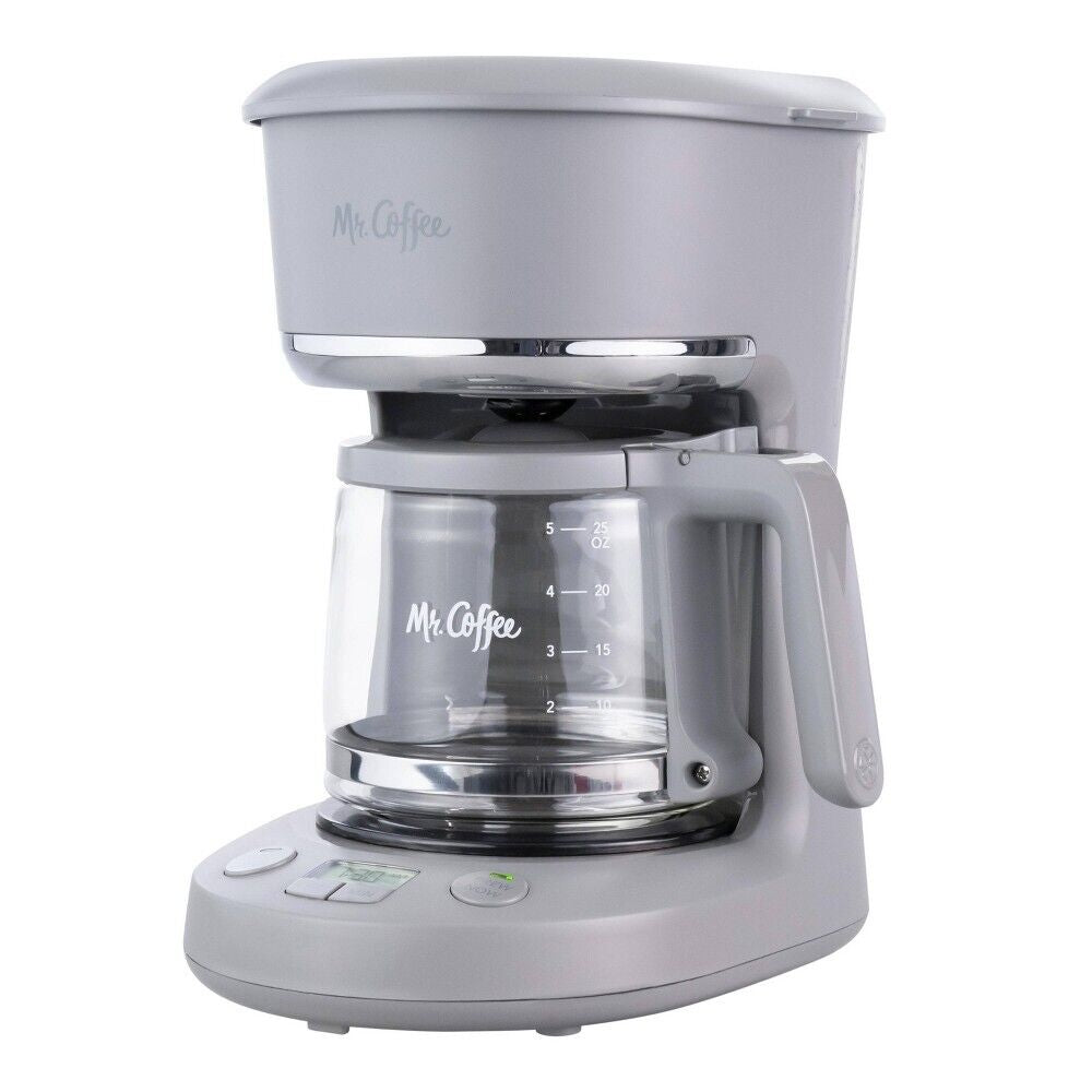 Coffee Cup Mini Brew Programmable Grey Coffee Maker