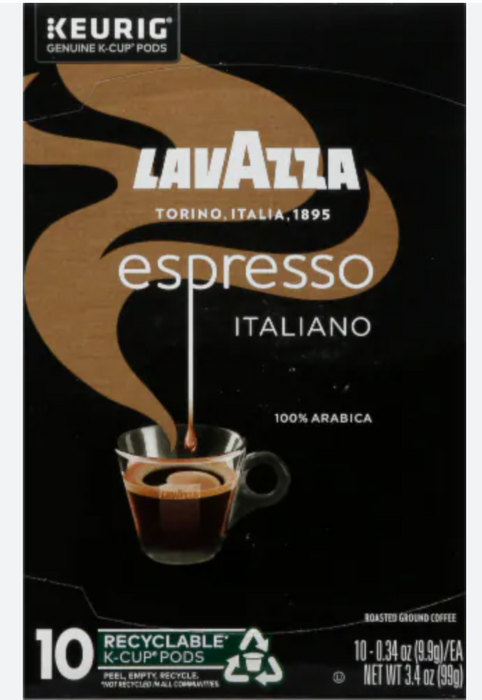 Lavazza Espresso Italiano 10ct Keurig K-Cup Pods