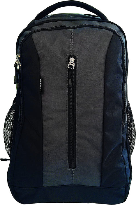 Orben Vertical Zipper Gray/Black Laptop Backpack