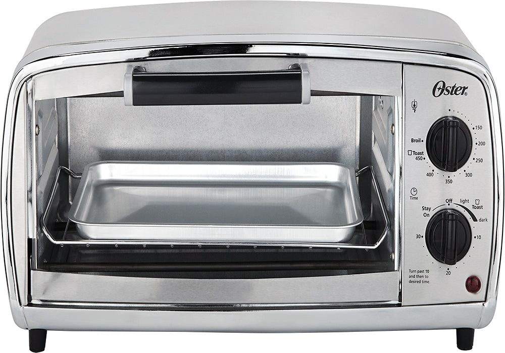 Oster Toaster Oven - 4 Slice - Stainless Steel
