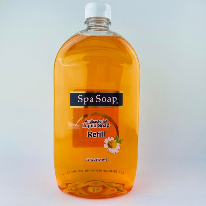 SpaSoap Gold Antibacterial Liquid Soap Refill 32oz.