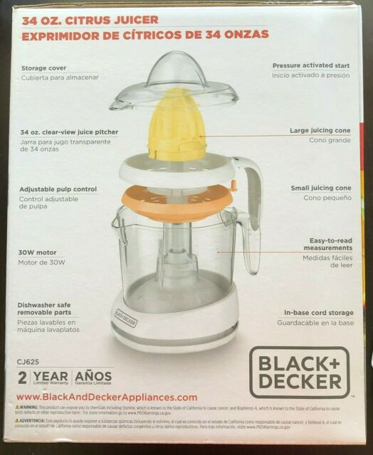 Black & Decker Electric Juicer 34oz
