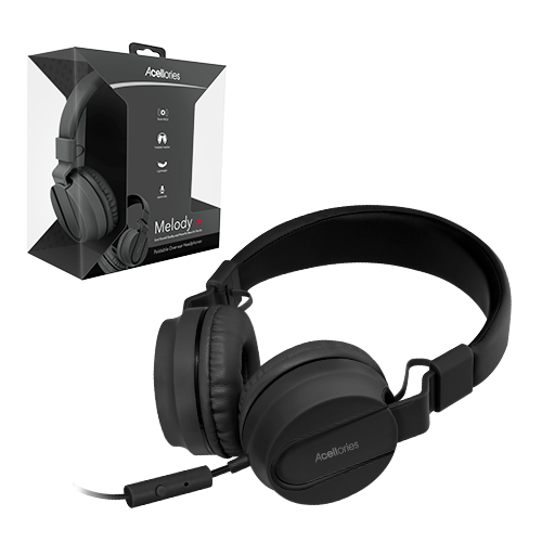 Acellories Melody Over-Ear Headphones - Black