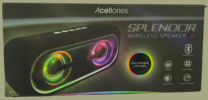 Acellories Splendor Wireless Speaker - Black